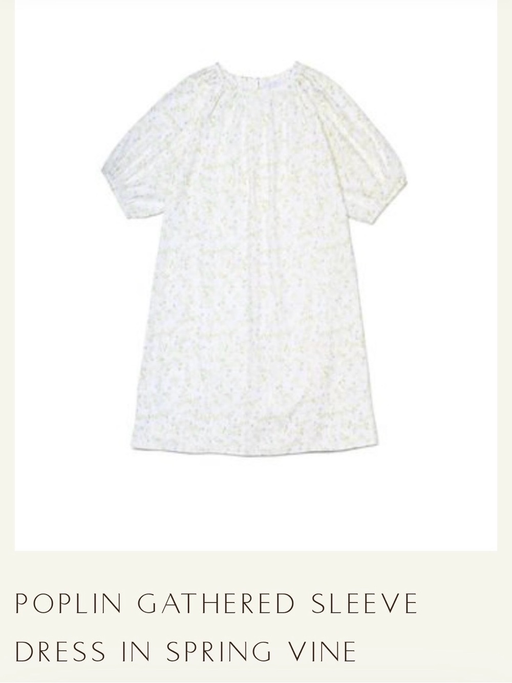 LAKE x Julia Berolzheimer Floral Puff Sleeve Dress - Picture 7 of 7